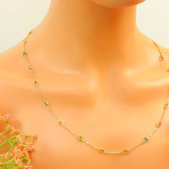 "New Beautiful Design Necklace Chain for Women/Girls, Gift, N528 - Picture 1 of 10